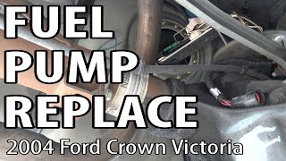 Ford Crown Victoria Fuel Pump Replacement DIY [upl. by Ananna]