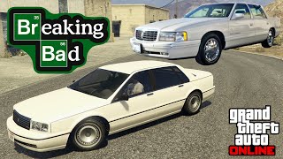 GTA 5  TV Show Build  BREAKING BAD Saul Goodmans Cadillac  Albany Primo Customization [upl. by Sulokcin]