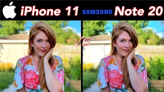 Galaxy Note 20 VS iPhone 11  Camera Comparison [upl. by Navak]