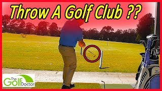 How To Properly Throw A Golf Club [upl. by Anikat]