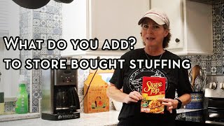 Dressing up Boxed Stuffing  What do you add to store bought stuffing [upl. by Smitty782]