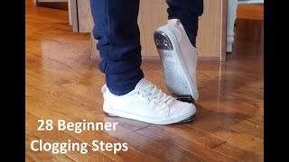 Beginners From Scratch  28 Clogging Dance Steps  Part 1 [upl. by Titos439]