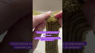 Skarpetki na drutach dla początkujących 🧦 Chodźcie zobaczyć tutorial ✨ knitting tutorials diy [upl. by Llehsar]