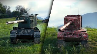 FV4005 x 2 One Shot Two Battles  World of Tanks [upl. by Ulane234]