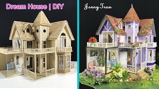 How to make a Beautiful Dreamhouse Cardboard [upl. by Cornelie198]