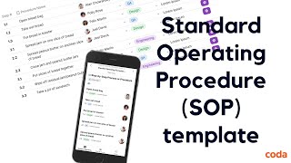 What are standard operating procedures SOP and how do you use an SOP template Template [upl. by Retseh]