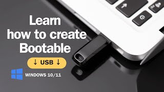 Learn how to Create a Bootable USB for Windows 1011 Using Rufus the easy way [upl. by Cissiee]