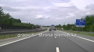 Autostrada A4 trasa Polska  Niemcy [upl. by Ahsrav]