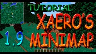 TUTORIAL XAEROS MINIMAP MOD ESPAÑOL  Minecraft 19 [upl. by Vonni532]