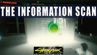 Cyberpunk 2077 The Information Scan Yorinobus datapad security and clues to find the relic [upl. by Asilanna]