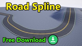 Landscape Road Spline Tutorial  Unreal Engine 4 [upl. by Kohn]