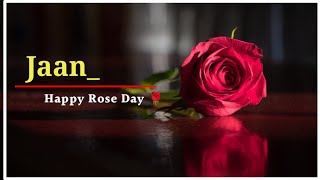 Happy Rose day status Rose day status 2025  7 Feb rose day status Valentines week special status [upl. by Tamberg]