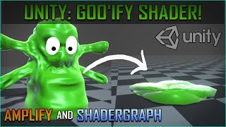 Unity Melt and Gooify your stuff with Amplify and Shadergraph [upl. by Hippel645]