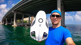 🐟 Using PowerRay UNDER WATER DRONE to explore Blue Heron Bridge Snorkel Trail and Epic Snorkeling 🐠 [upl. by Marisa]