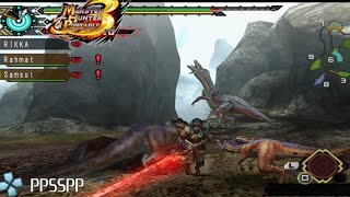 Monster Hunter Portable 3rd English patch  PSP  ppsspp [upl. by Meeki]