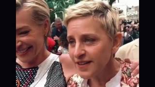 Ellen Degeneres amp her wife Portia in London 2016 [upl. by Harvey871]