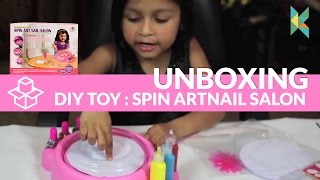 Spin Art Nail Salon DIY Toy Available in India [upl. by Mic16]