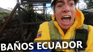 Baños Ecuador Deportes Extremos RaftingCanyoningPuenting Mayotravel www mayotravel com [upl. by Moreen]