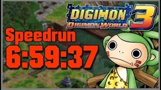 Digimon World 3 Monmon Speedrun in 65937 [upl. by Bianca]