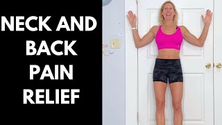 Unlock Instant Relief 3 Simple Stretches for Neck amp Upper Back Tension [upl. by Lairret]