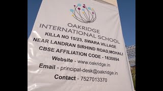 Oakridge International School Mohali [upl. by Eric]