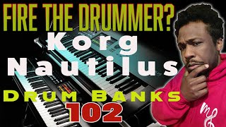 Part 2  Fire the Drummer Nautilus Drum Banks 102 Drum Tracks  Loop programming  Drum Tracks [upl. by Nonnahc]