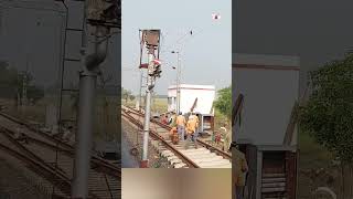 Rainagar  Crossing Station Work Update train railway [upl. by Edras]