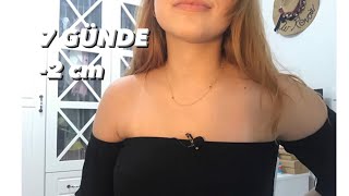 GÃ–GÃœS KÃœÃ‡ÃœLTME EGZERSÄ°ZÄ° 7 GÃœNDE 2 CM Ä°NCELDÄ° Beraber inceliyoruzz [upl. by Mide229]