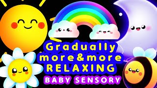 Baby Sensory  Bedtime calming video  Infant visual Stimulation [upl. by Rehpotisrhc]