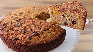 Easy and Healthy Oatmeal Cake Recipe [upl. by Nwahsit]