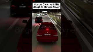 Honda Civic ve BMW Beraber Makas Atıyor shorts makas bmw honda civic assettocorsa [upl. by Kalila354]