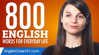 800 English Words for Everyday Life  Basic Vocabulary 40 [upl. by Janka613]