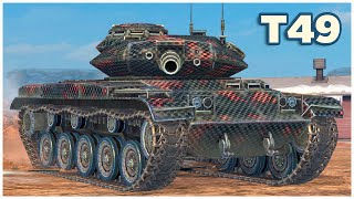 T49 • 68K DMG • 6 KILLS • WoT Blitz [upl. by Ainiger896]