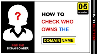 How to check domain owner details  Use these 4 tools to find who owns the domain name [upl. by Nairrad]