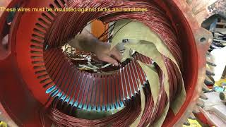 Rewinding a 100HP electric motor [upl. by Hcire865]