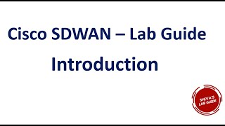 Introduction to Cisco SDWAN lab guide [upl. by Juna]