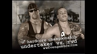 Story of The Undertaker vs RVD  Vengeance 2001 [upl. by Eimia]