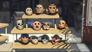 GTA5 Mask ShowcaseAll Masks On GTA5 ONLINE [upl. by Muir]