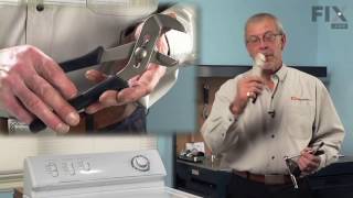 Magic Chef Washer Repair – How to replace the Drain Pump [upl. by Akcired50]