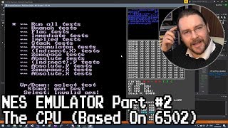 NES Emulator Part 2 The CPU 6502 Implementation [upl. by Judd995]