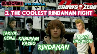 Crows Zero 3 Rindaman Vs bouya Harumichi Takiya Genji VS Rindaman Kaburagi kazeo VS Rindaman [upl. by Krischer]