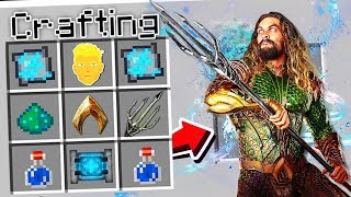 CRAFTING AQUAMAN IN MINECRAFT [upl. by Ivatts]