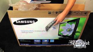 Samsung 32 inch Series 3 LCD HDTV Unboxing LN32C350 [upl. by Enimaj]