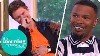 Jamie Foxx Has Everyone in Stitches Talking About Baby Driver  This Morning [upl. by Anhoj839]