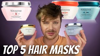 KERASTASE TOP 5 MASKS  Which Hair Mask Is The Best  Best High End Hair Mask  Hair Mask Review [upl. by Leanard]