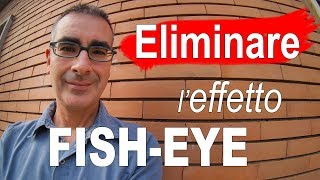 Come Eliminare l’Effetto Fisheye dalle Foto – Tutorial sul Defishing in Italiano [upl. by Agan]