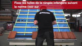 Conseils de mise en oeuvre Koramic 1 Pose des tuiles [upl. by Siladnerb]