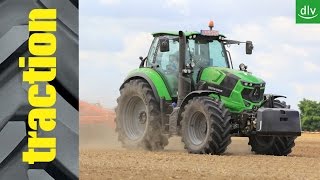 DeutzFahr 6185 RCShift im tractionErstkontakt [upl. by Atnaloj]