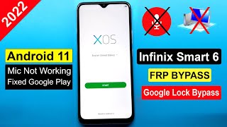 Infinix Smart 6 FRP Bypass Android 11 Latest Security 2022  Infinix X6611B Google Account Remove [upl. by Thatcher]