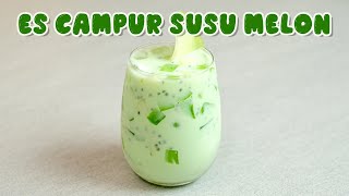 Resep Buka Puasa  Es Campur Susu Melon  Buka Puasa Pakai Yang SegarSegar [upl. by Rutherford]